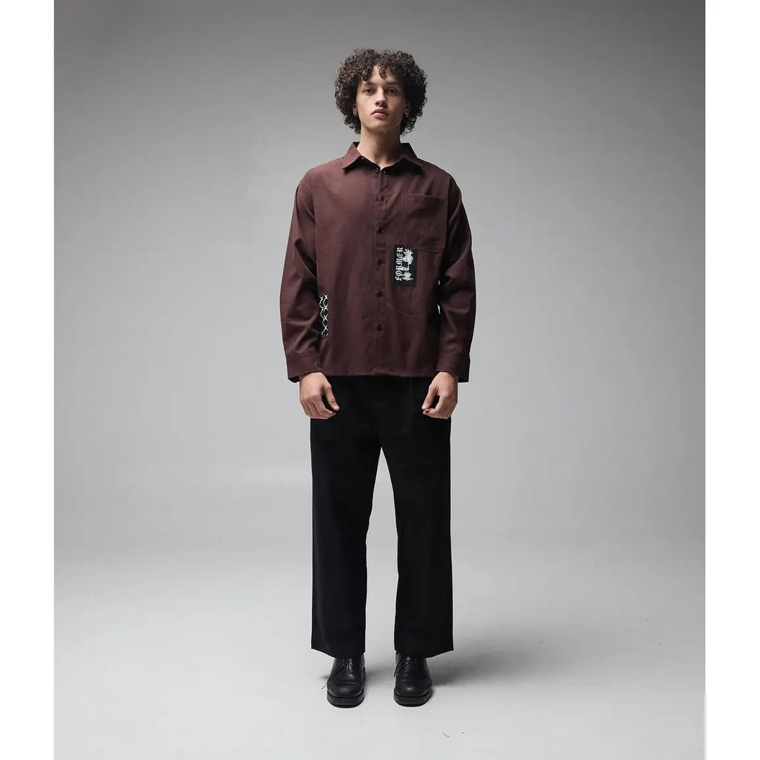 Former Vivian Engineered Shirt - Bark