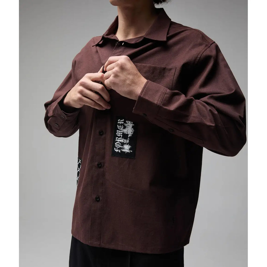 Former Vivian Engineered Shirt - Bark