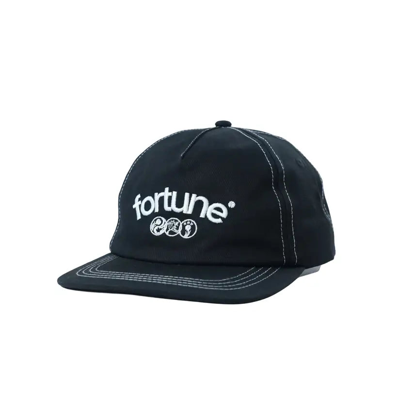 Fortune Circles Cap - Black