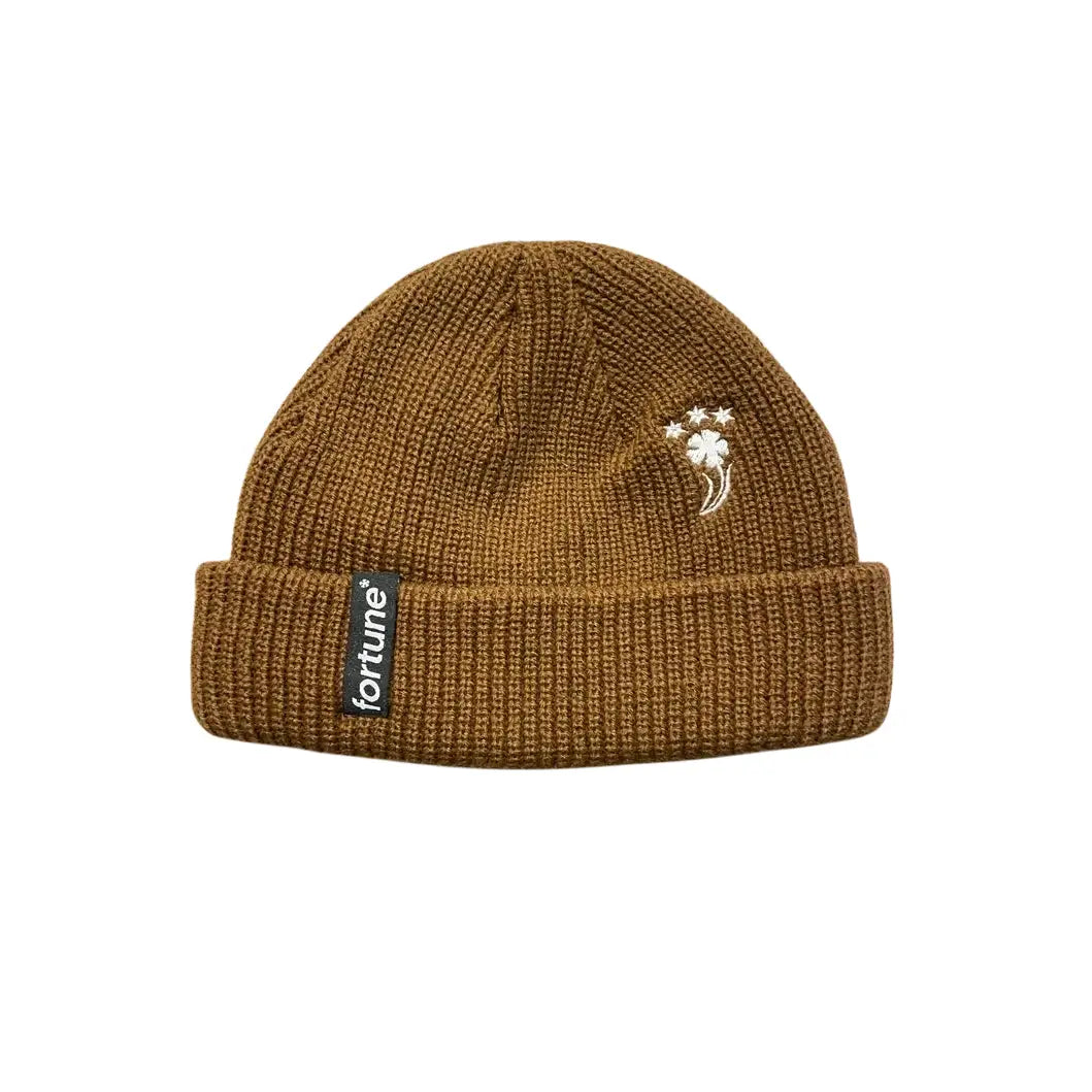 Fortune Clover Beanie - Chocolate
