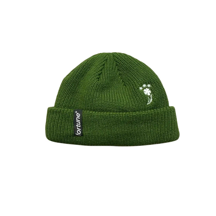 Fortune Clover Beanie - Forest Green