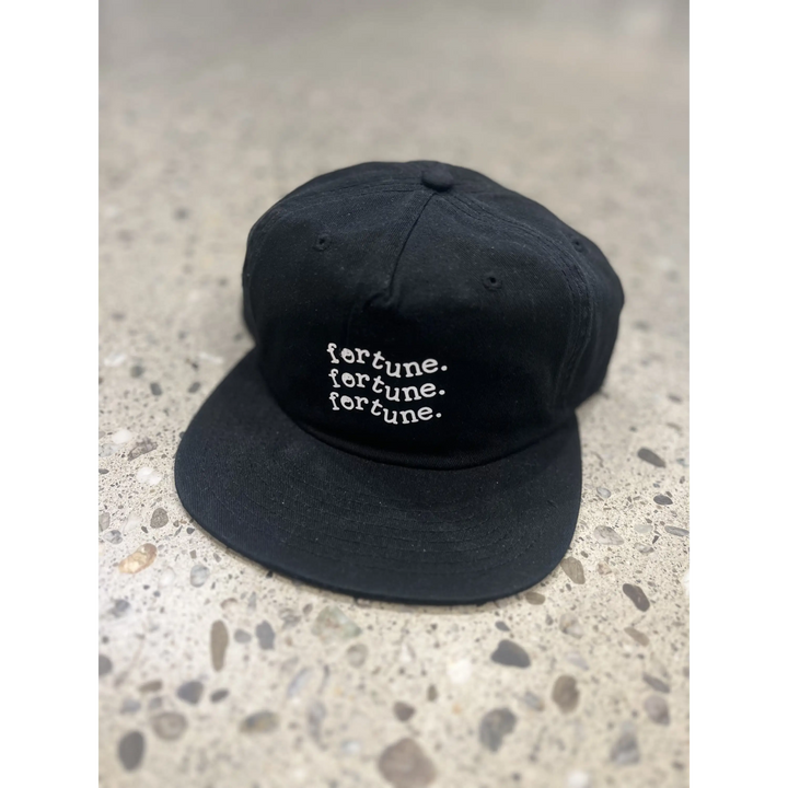 Fortune Flag Cap Black 