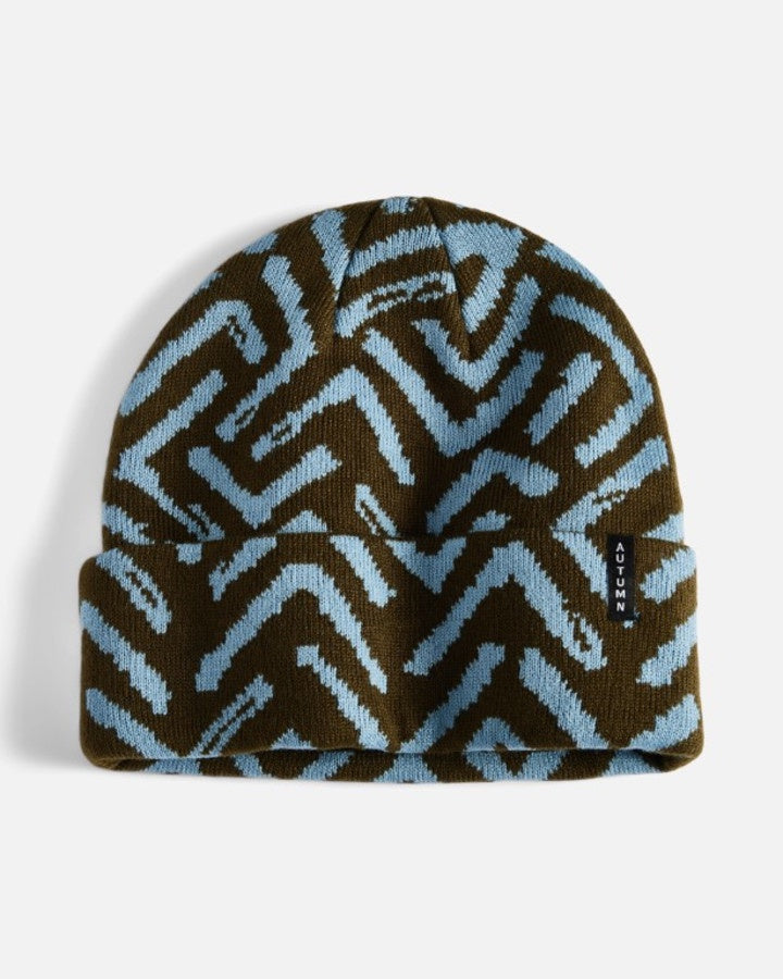 Autumn Geo Beanie