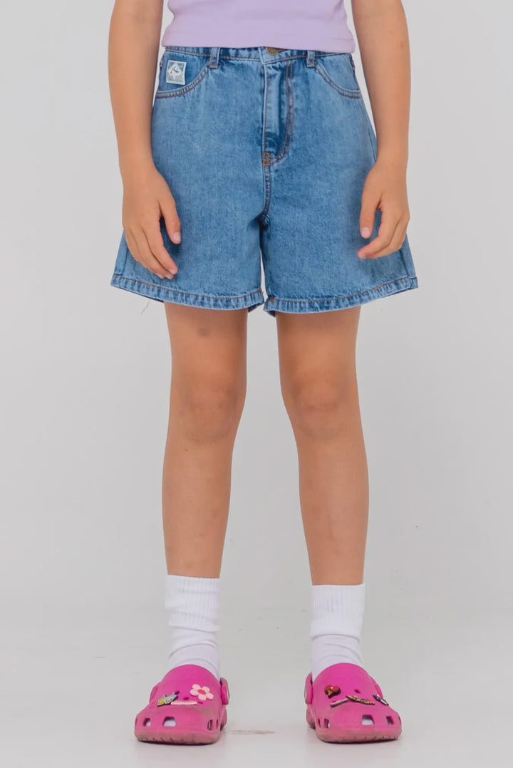 Rusty Youth Cyprus High Denim Shorts