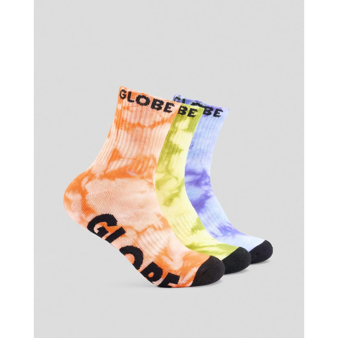 Globe All Tied Up Youth Socks 3-Pack 
