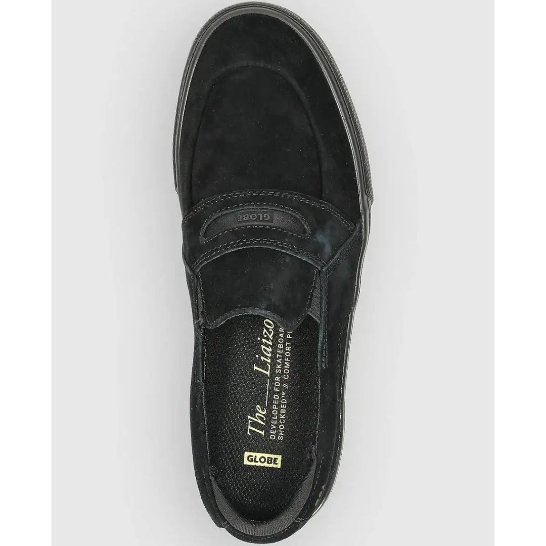 Globe Liaizon Skate Shoes - Black Suede