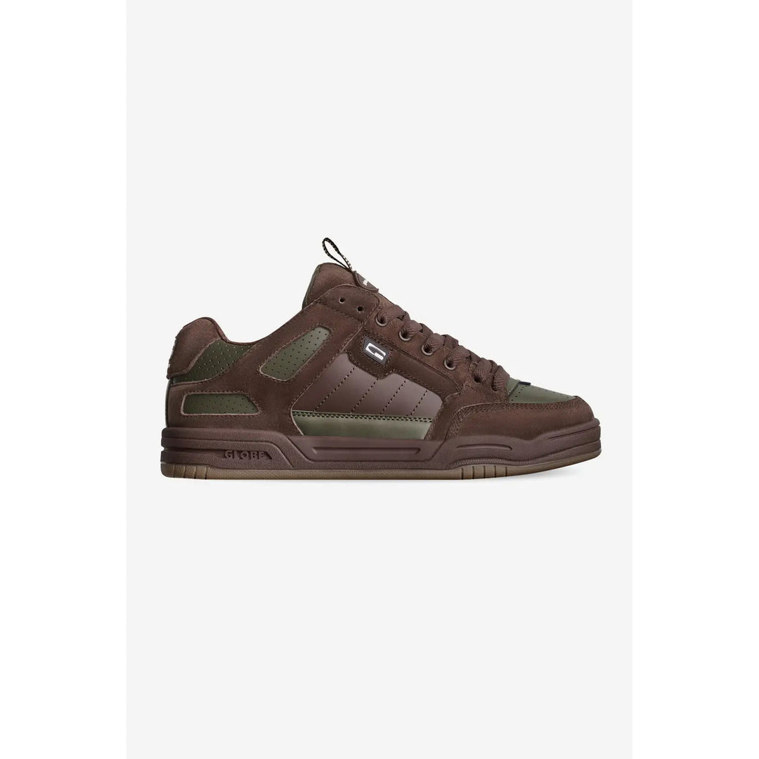 Globe Tilt Prime Shoes - Brown / Olive / Mullen