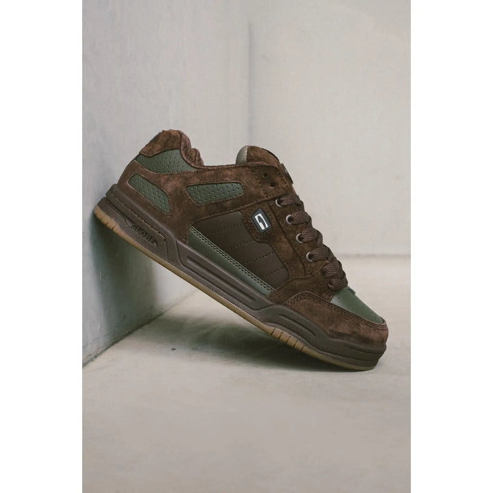 Globe Tilt Prime Shoes - Brown / Olive / Mullen