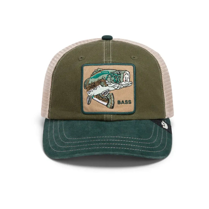 Goorin Bros Bass Papa Trucker Cap - Olive