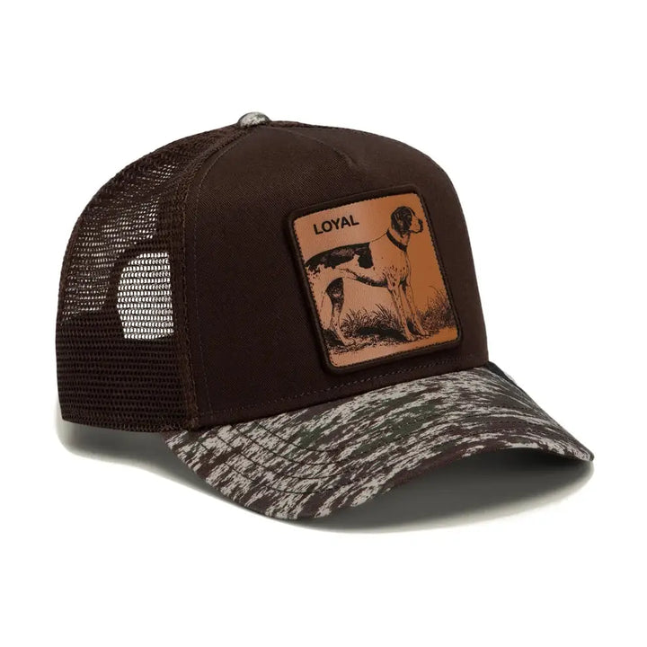 Goorin Bros Camo Engraved Dog Trucker Cap - Camouflage