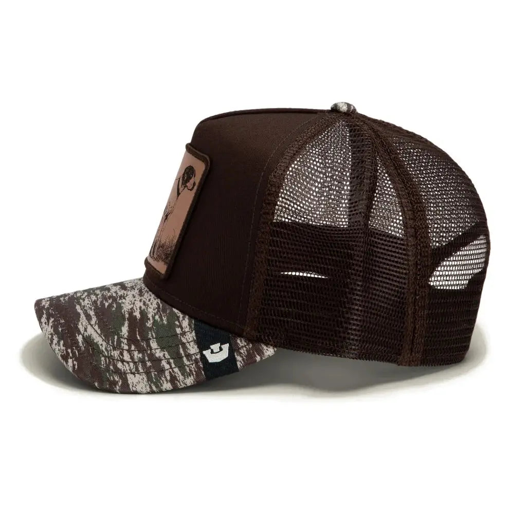 Goorin Bros Camo Engraved Dog Trucker Cap - Camouflage