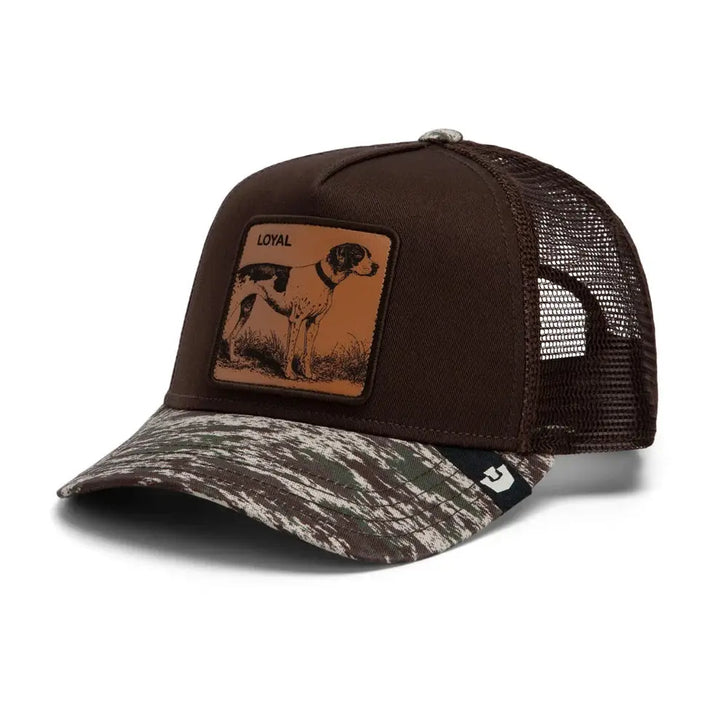 Goorin Bros Camo Engraved Dog Trucker Cap - Camouflage