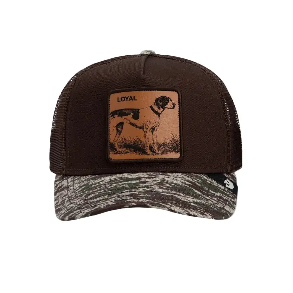 Goorin Bros Camo Engraved Dog Trucker Cap - Camouflage