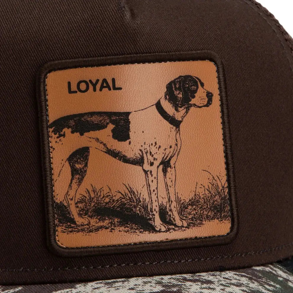 Goorin Bros Camo Engraved Dog Trucker Cap - Camouflage