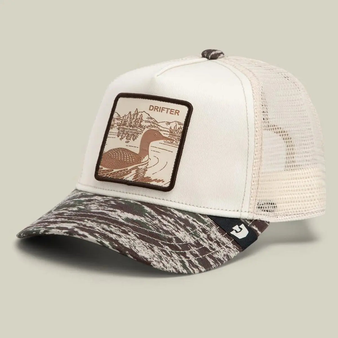 Goorin Bros Camo Engraved Duck Trucker Cap - Camouflage