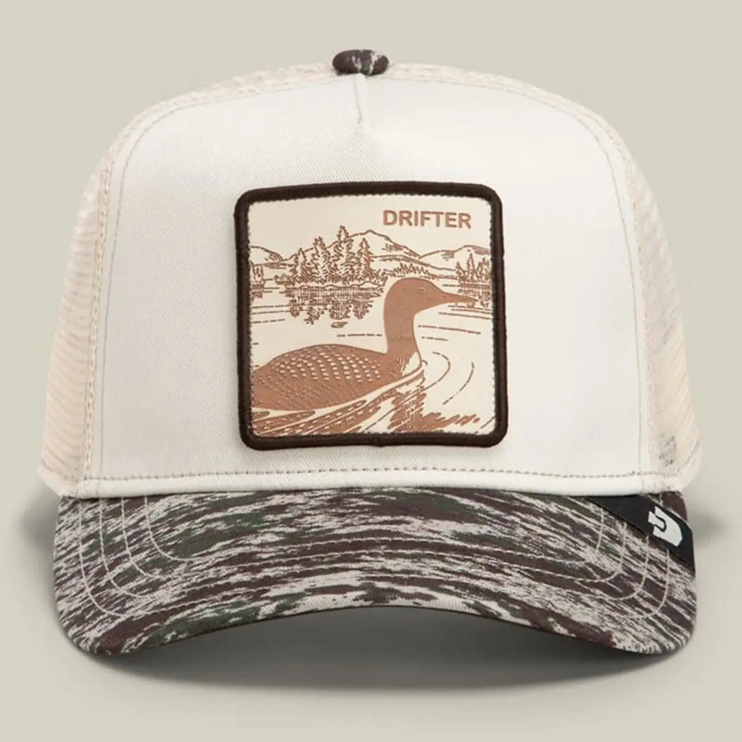 Goorin Bros Camo Engraved Duck Trucker Cap - Camouflage
