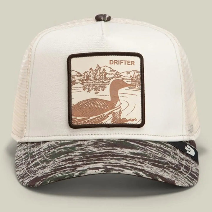 Goorin Bros Camo Engraved Duck Trucker Cap - Camouflage