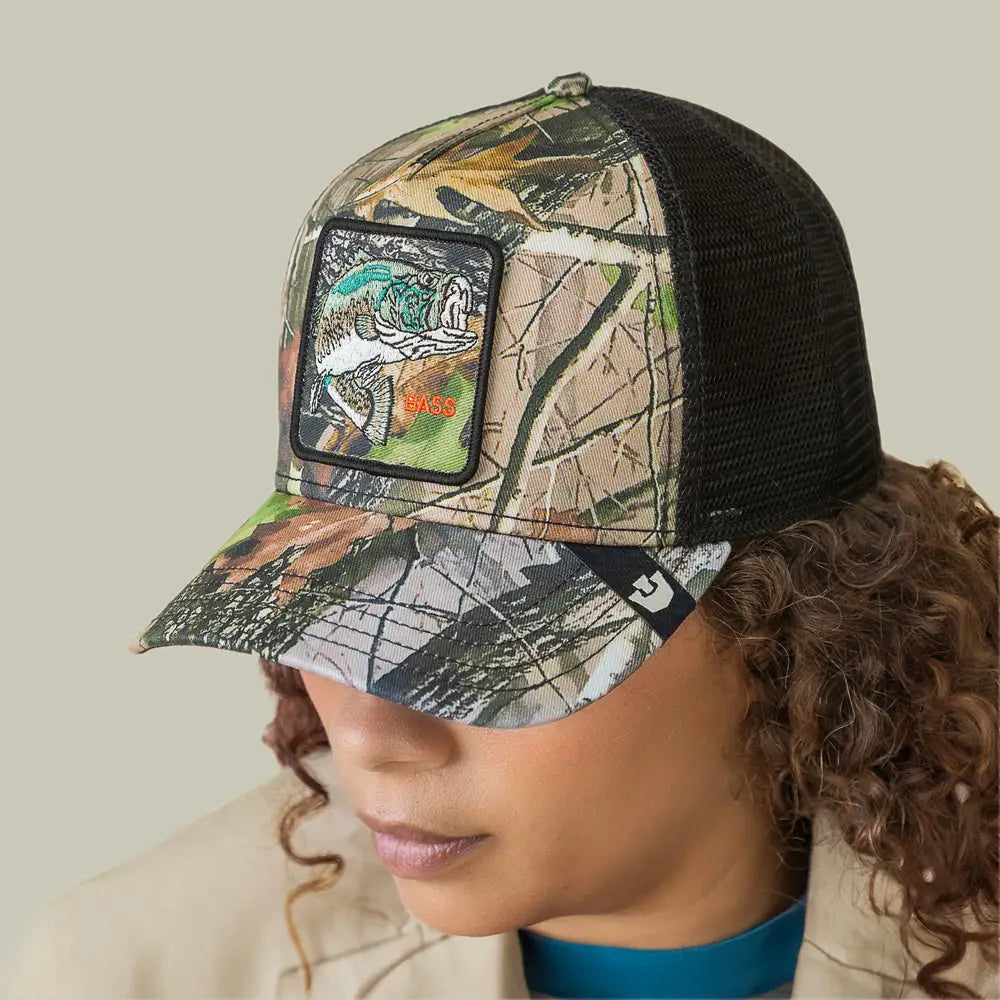 Goorin Bros Camouflage Bass Trucker Cap - Camouflage