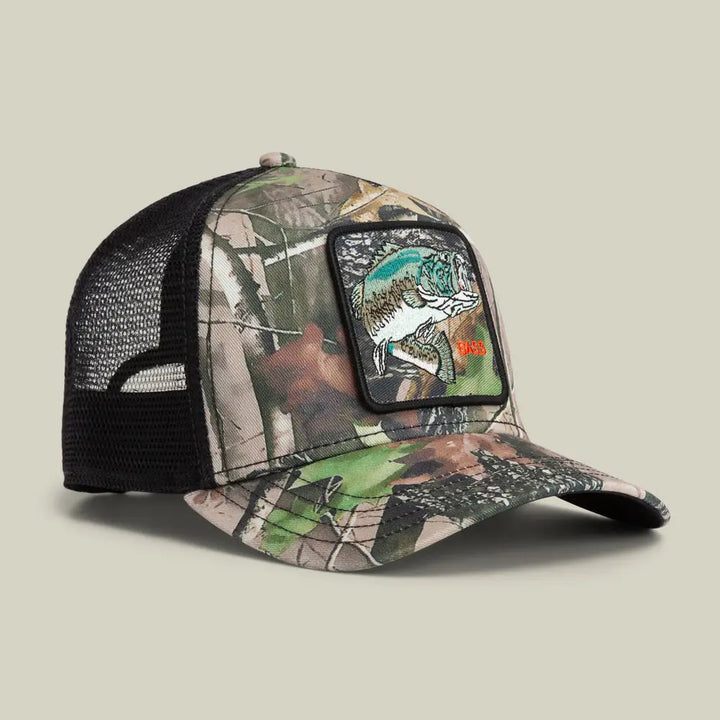 Goorin Bros Camouflage Bass Trucker Cap - Camouflage