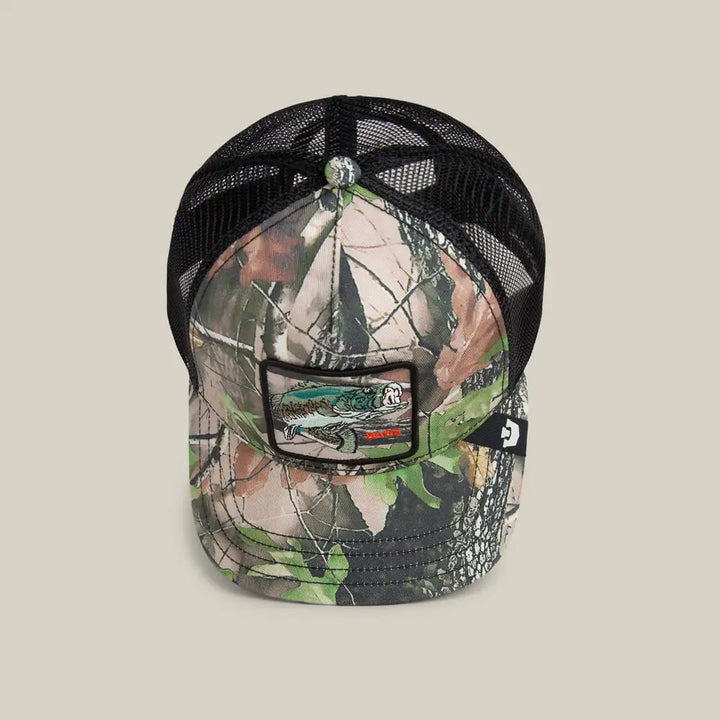 Goorin Bros Camouflage Bass Trucker Cap - Camouflage