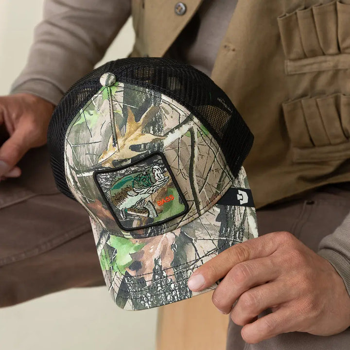 Goorin Bros Camouflage Bass Trucker Cap - Camouflage