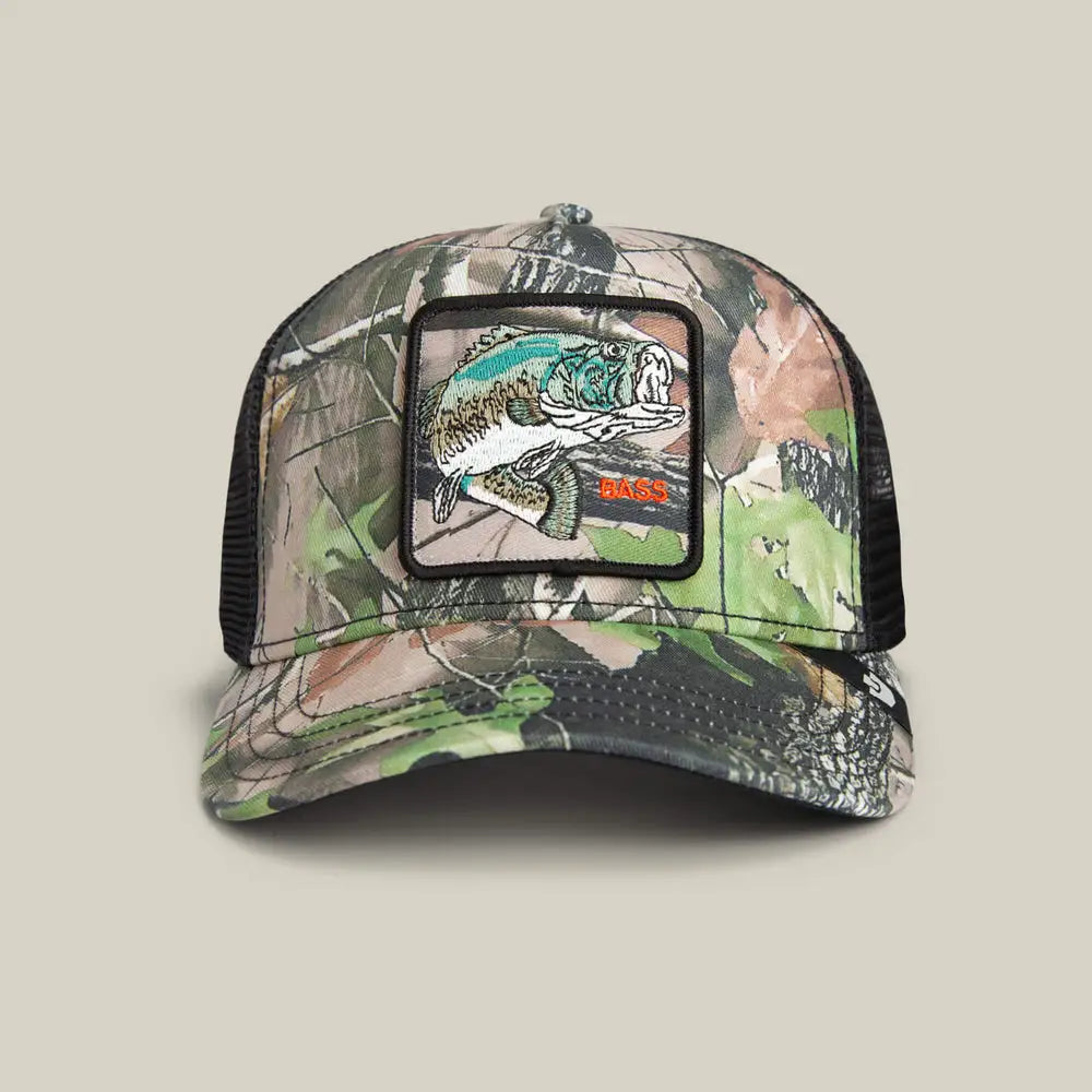 Goorin Bros Camouflage Bass Trucker Cap - Camouflage