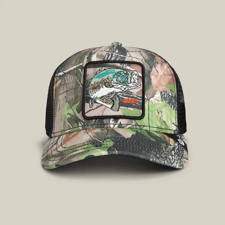 Goorin Bros Camouflage Bass Trucker Cap - Camouflage