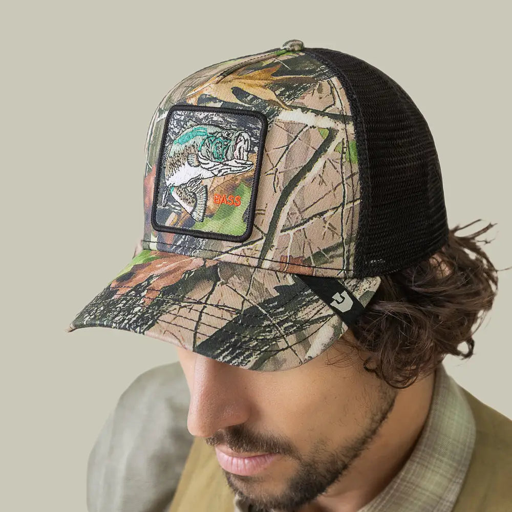 Goorin Bros Camouflage Bass Trucker Cap - Camouflage
