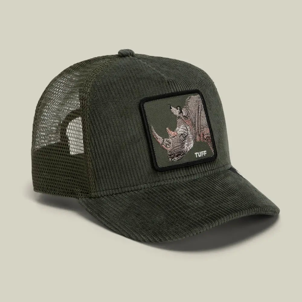Goorin Bros Corduroy Tuff Trucker Cap - Palm