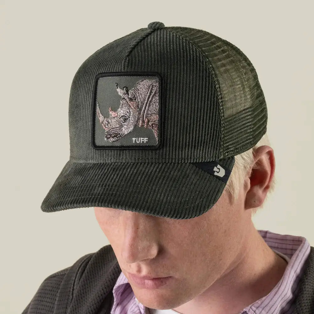 Goorin Bros Corduroy Tuff Trucker Cap - Palm