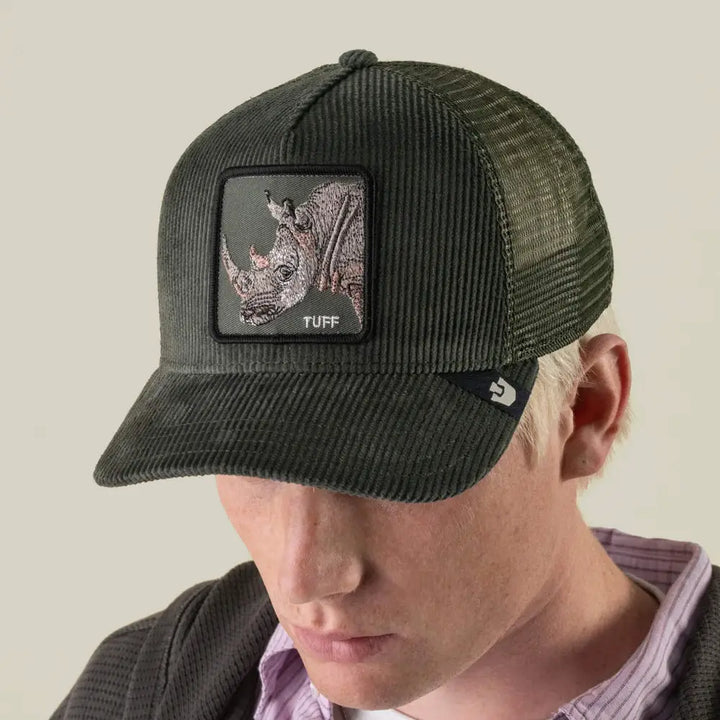 Goorin Bros Corduroy Tuff Trucker Cap - Palm