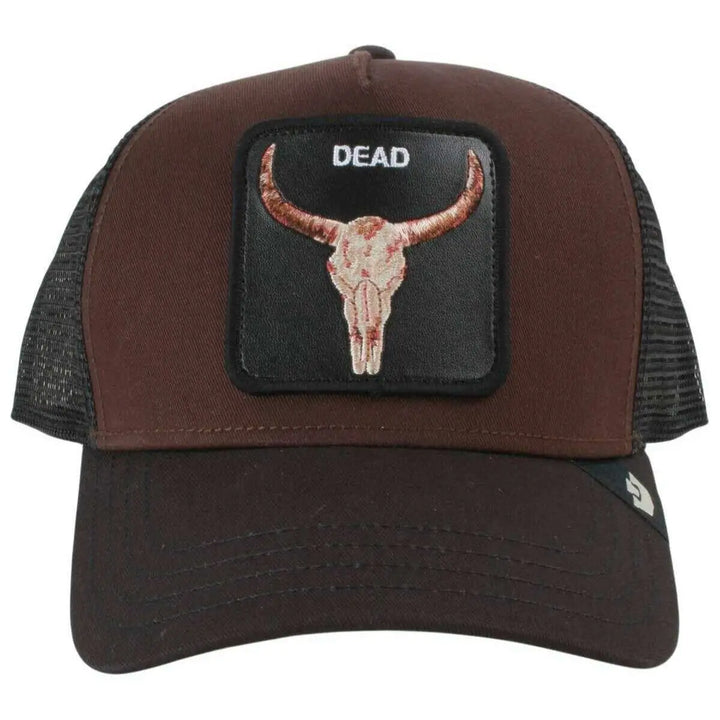 Goorin Bros Dead Skull Trucker Cap - Ground / Void Black