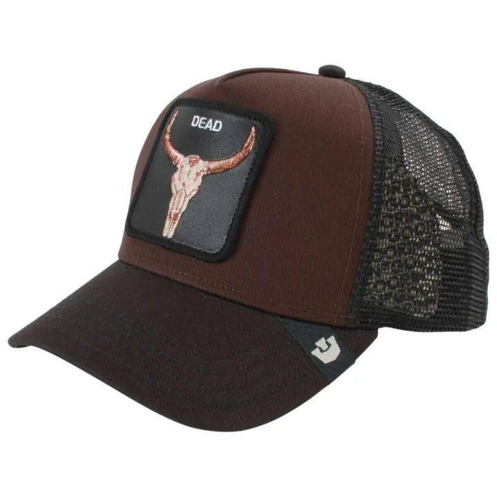Goorin Bros Dead Skull Trucker Cap - Ground / Void Black