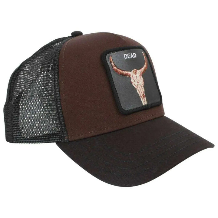 Goorin Bros Dead Skull Trucker Cap - Ground / Void Black