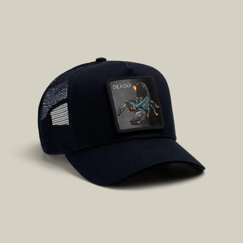 Goorin Bros Deadly Scorpion Tucker Cap - Void