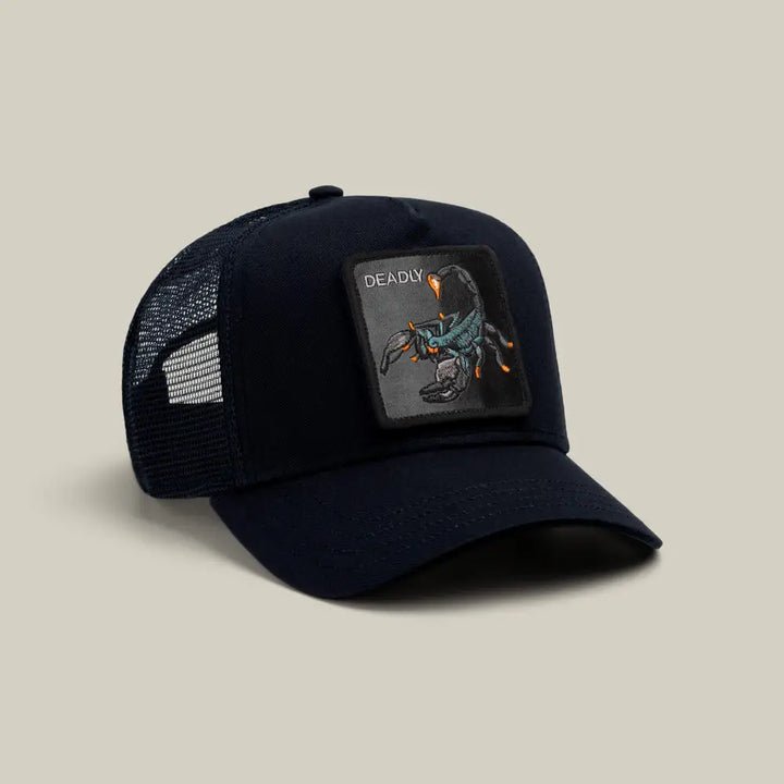 Goorin Bros Deadly Scorpion Tucker Cap - Void