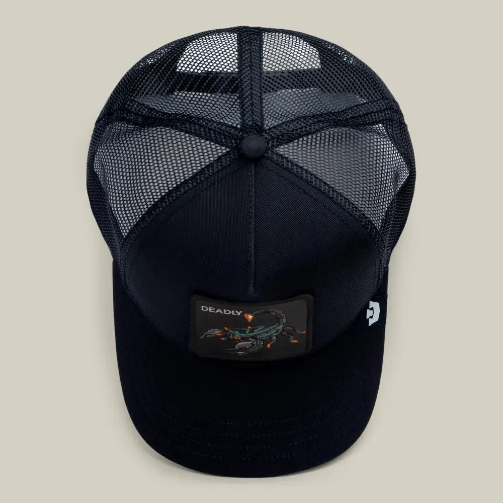 Goorin Bros Deadly Scorpion Tucker Cap - Void