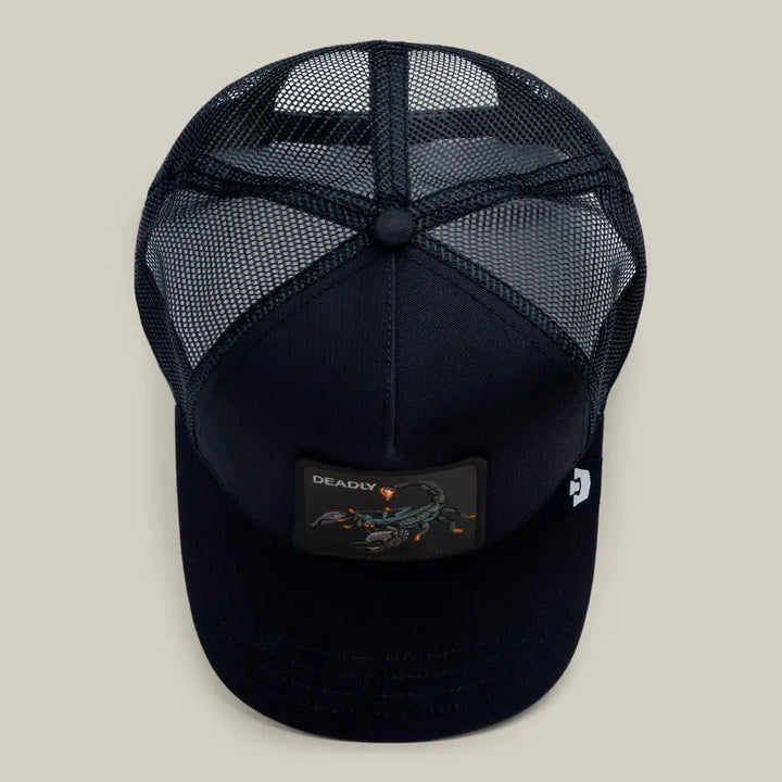 Goorin Bros Deadly Scorpion Tucker Cap - Void