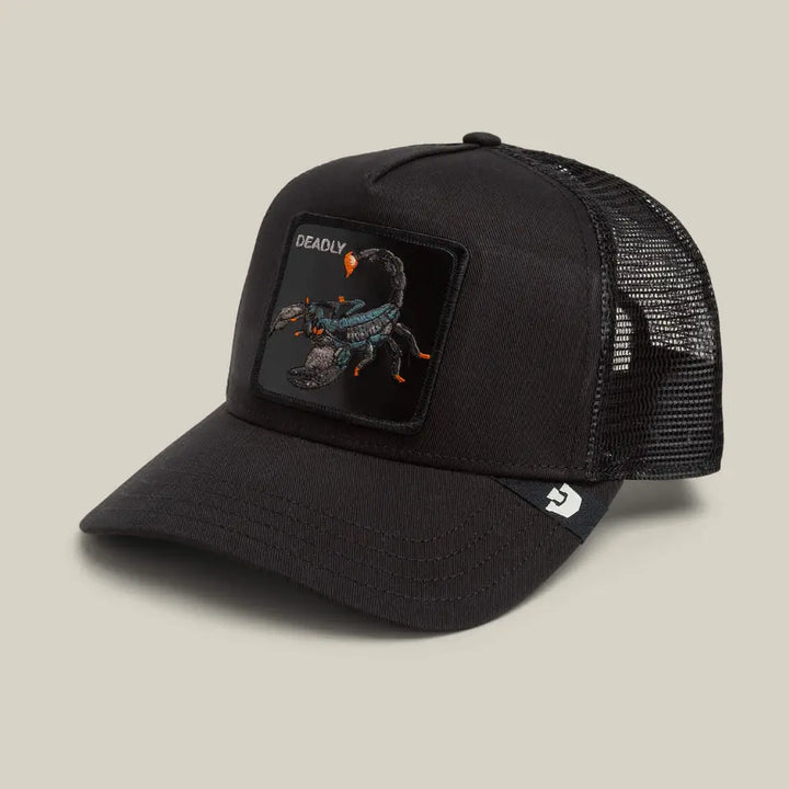 Goorin Bros Deadly Scorpion Tucker Cap - Void