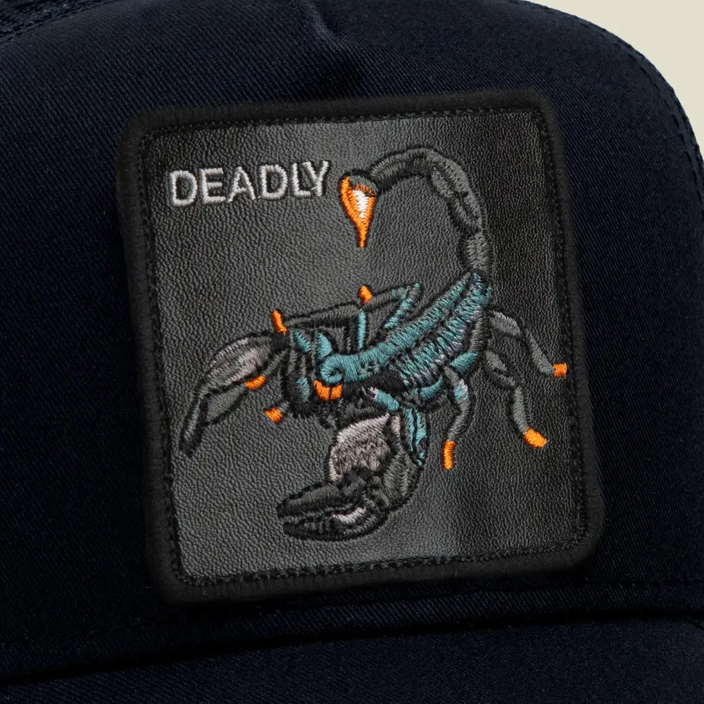 Goorin Bros Deadly Scorpion Tucker Cap - Void