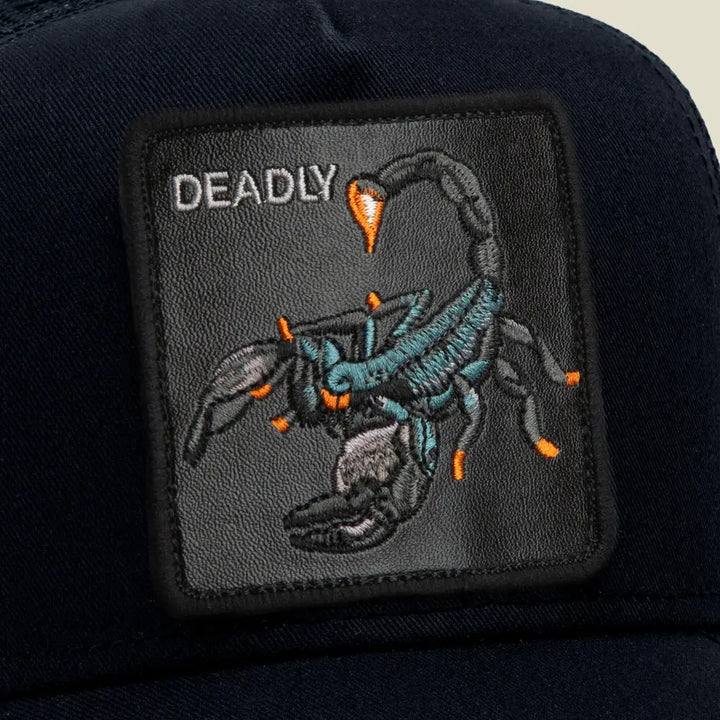 Goorin Bros Deadly Scorpion Tucker Cap - Void