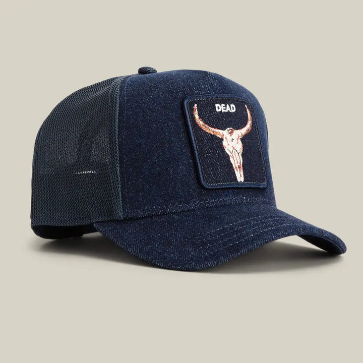 Goorin Bros Denim Dead Cap - Dark Denim