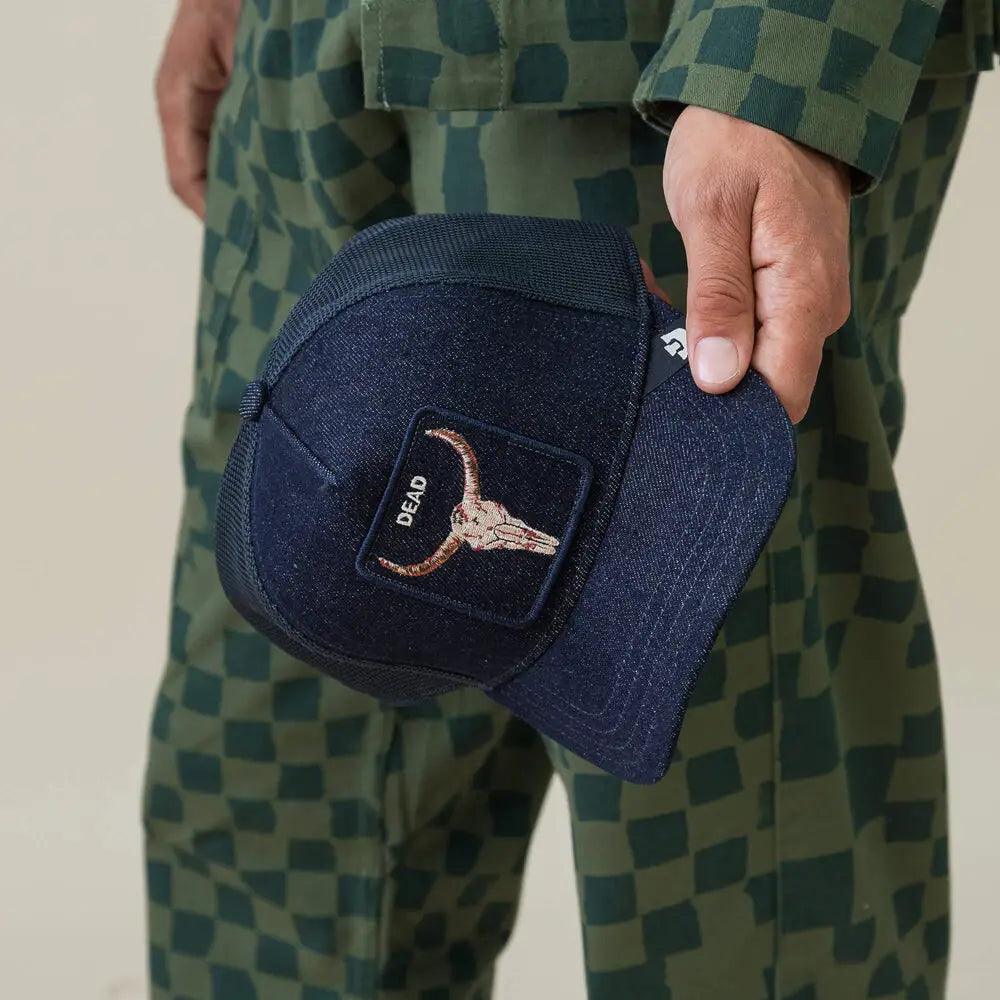 Goorin Bros Denim Dead Cap - Dark Denim