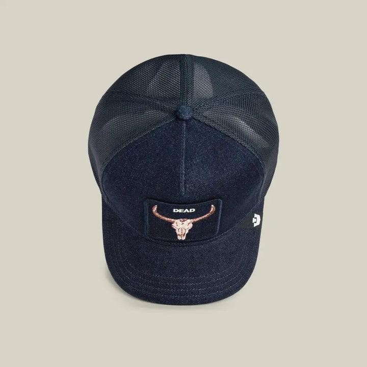 Goorin Bros Denim Dead Cap - Dark Denim