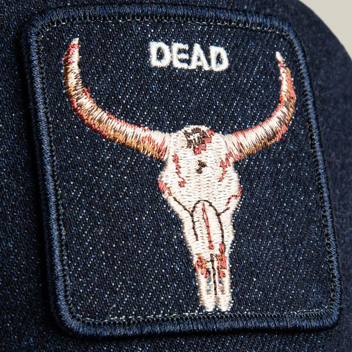 Goorin Bros Denim Dead Cap - Dark Denim
