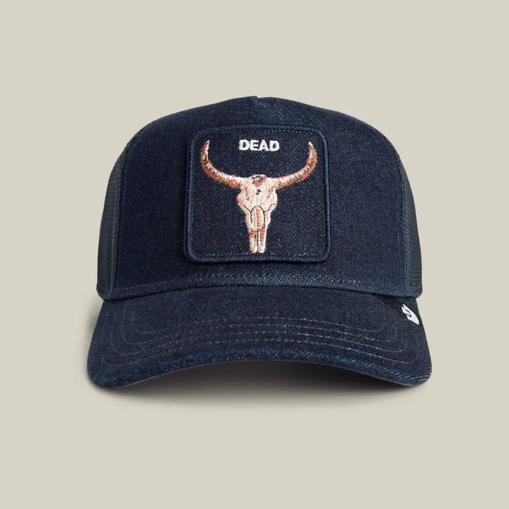 Goorin Bros Denim Dead Cap - Dark Denim