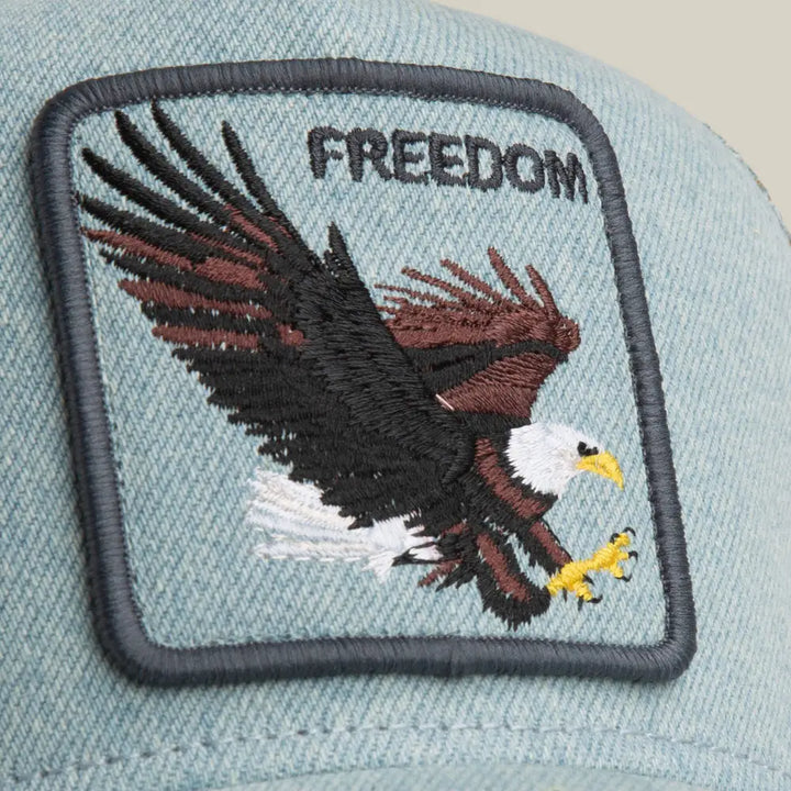 Goorin Bros Denim Eagle Cap - Light Denim