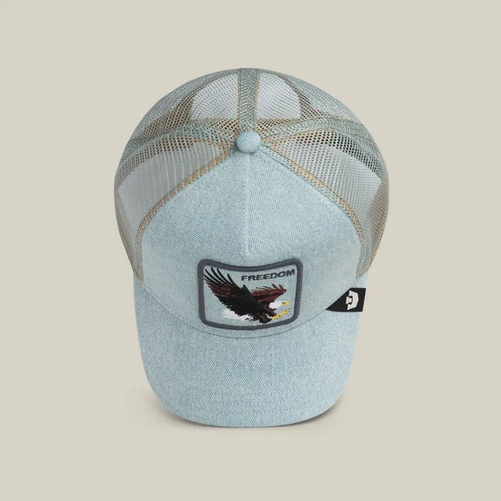Goorin Bros Denim Eagle Cap - Light Denim