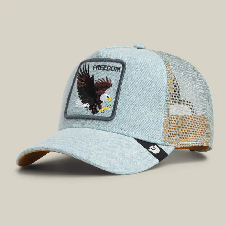 Goorin Bros Denim Eagle Cap - Light Denim