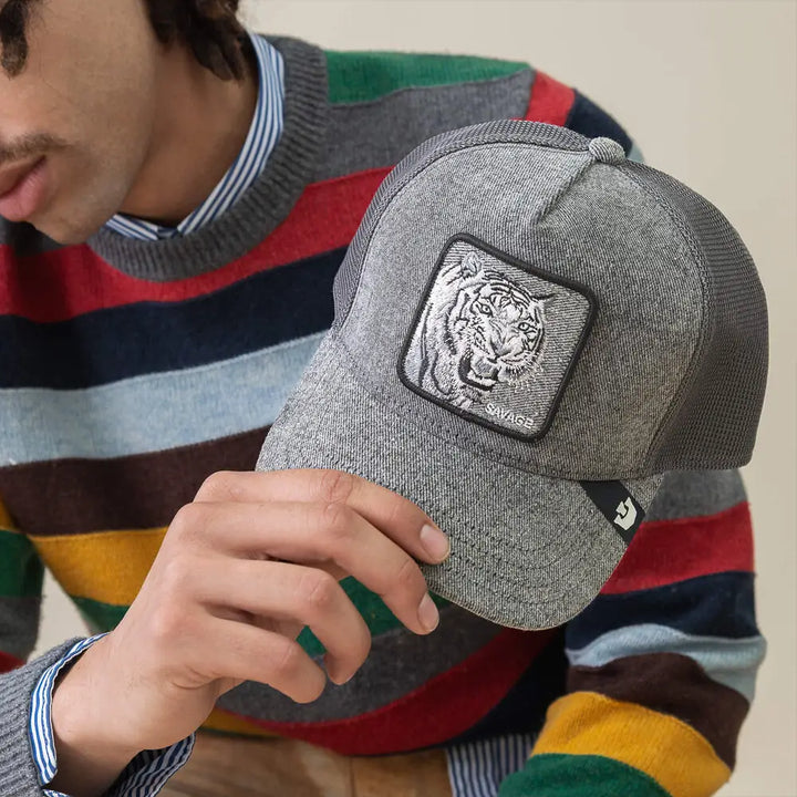 Goorin Bros Denim Savage Cap - Grey Denim